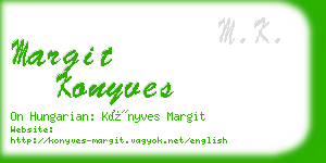 margit konyves business card